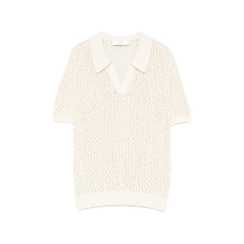 Dunst Women Cotton And Linen Polo Shirt